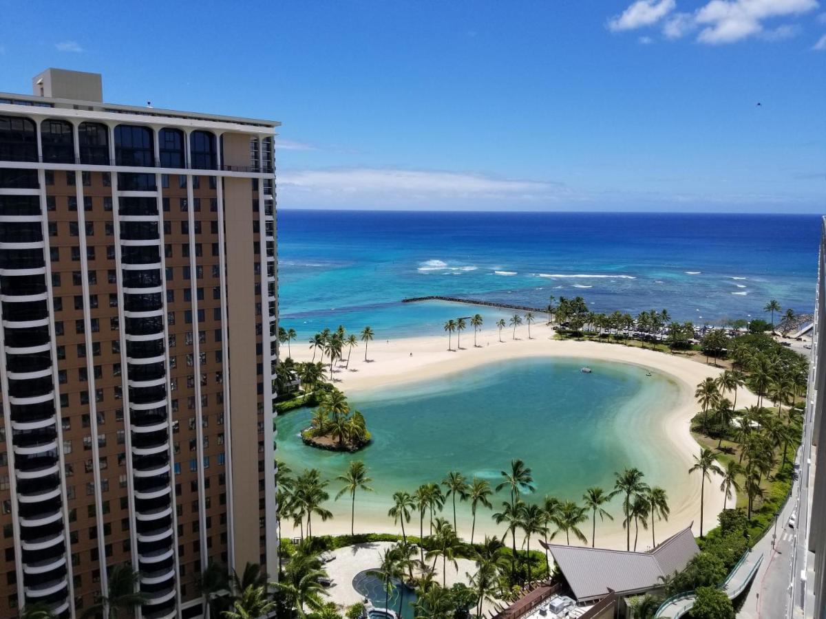 הונולולו Ilikai Tower One Bedroom Lagoon View Waikiki Condos With Lanai & Free Wifi חדר תמונה