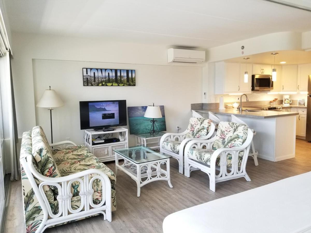 הונולולו Ilikai Tower One Bedroom Lagoon View Waikiki Condos With Lanai & Free Wifi חדר תמונה