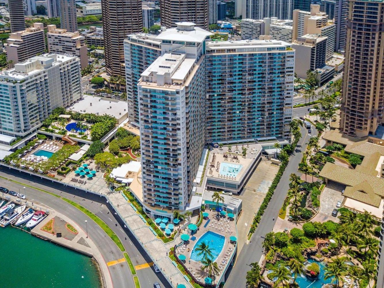 הונולולו Ilikai Tower One Bedroom Lagoon View Waikiki Condos With Lanai & Free Wifi חדר תמונה