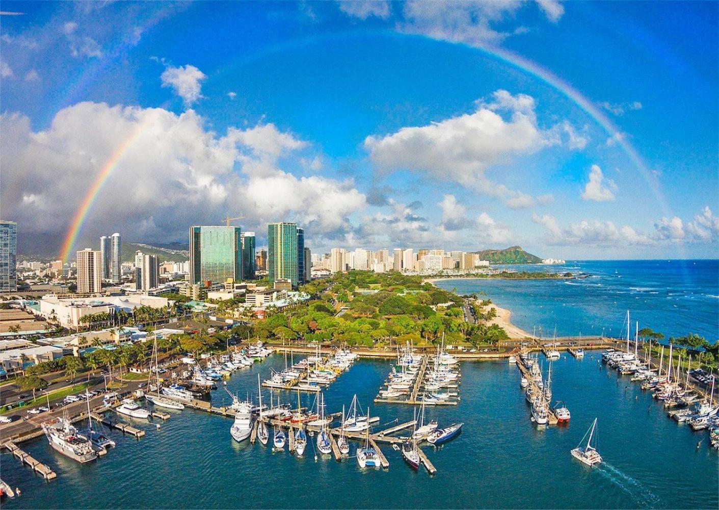 הונולולו Ilikai Tower One Bedroom Lagoon View Waikiki Condos With Lanai & Free Wifi חדר תמונה