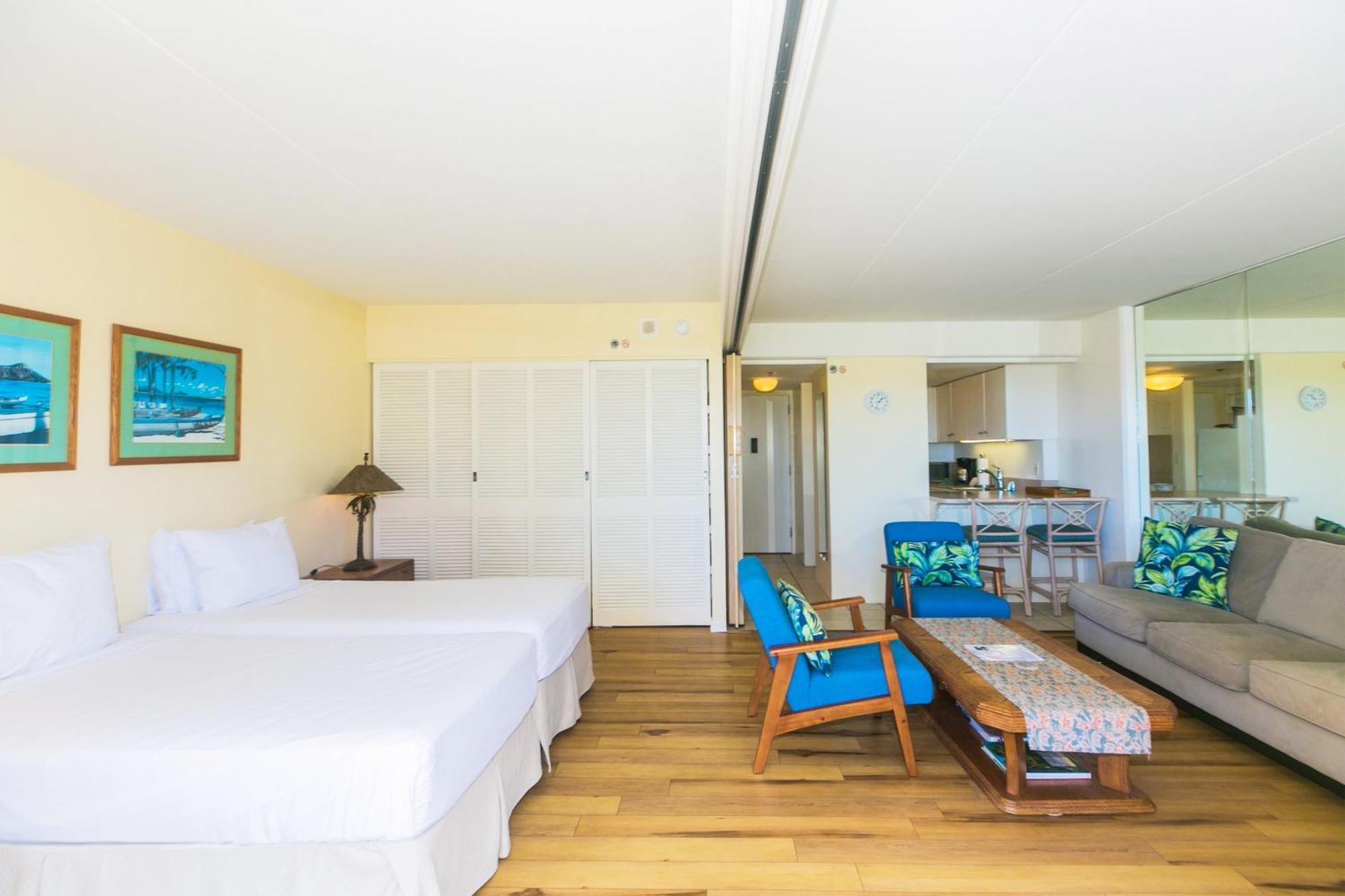 הונולולו Ilikai Tower One Bedroom Lagoon View Waikiki Condos With Lanai & Free Wifi חדר תמונה